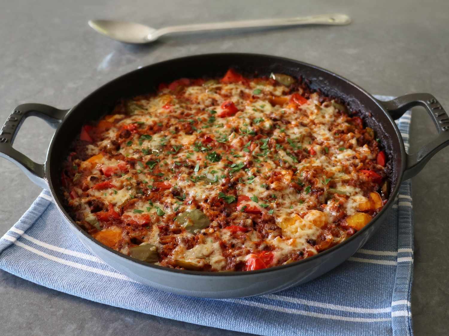 Step 6 of One-Pan Stuffed Pepper Casserole