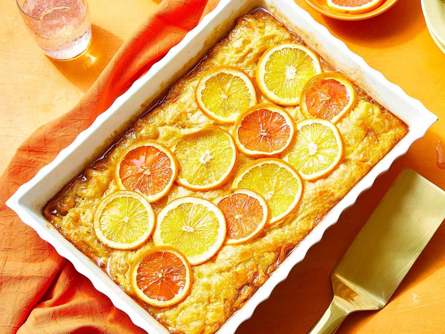 Step 7 of Portokalopita (Greek Orange Phyllo Cake)