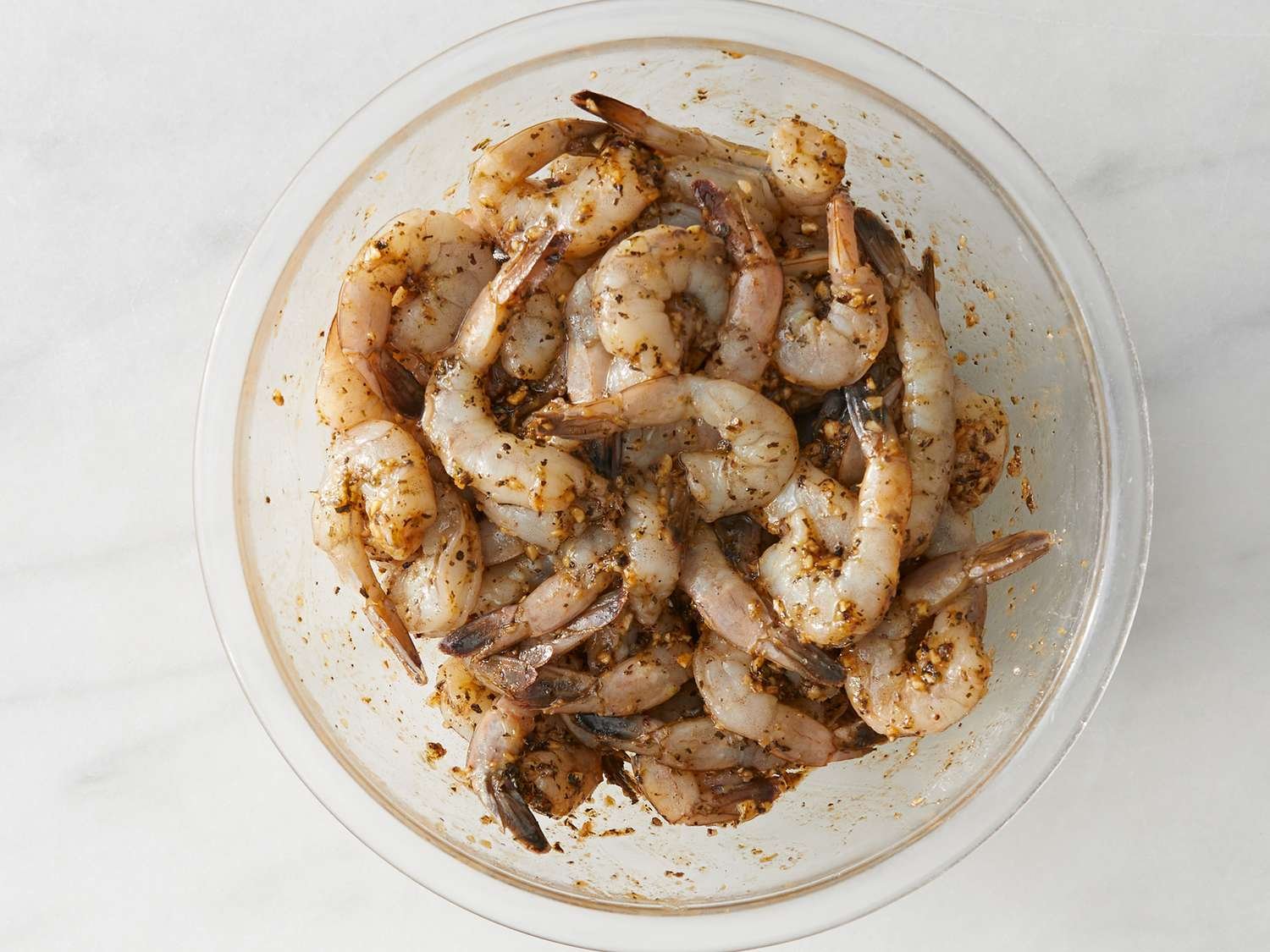 Step 2 of Grilled Garlic and Herb Shrimp