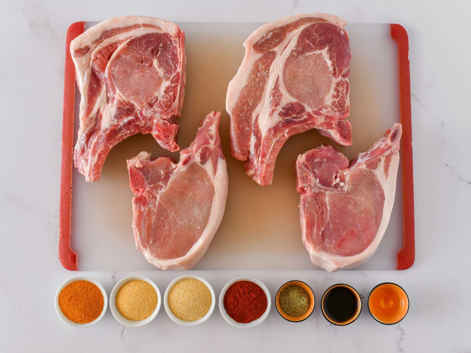 Step 1 of Smoky Grilled Pork Chops