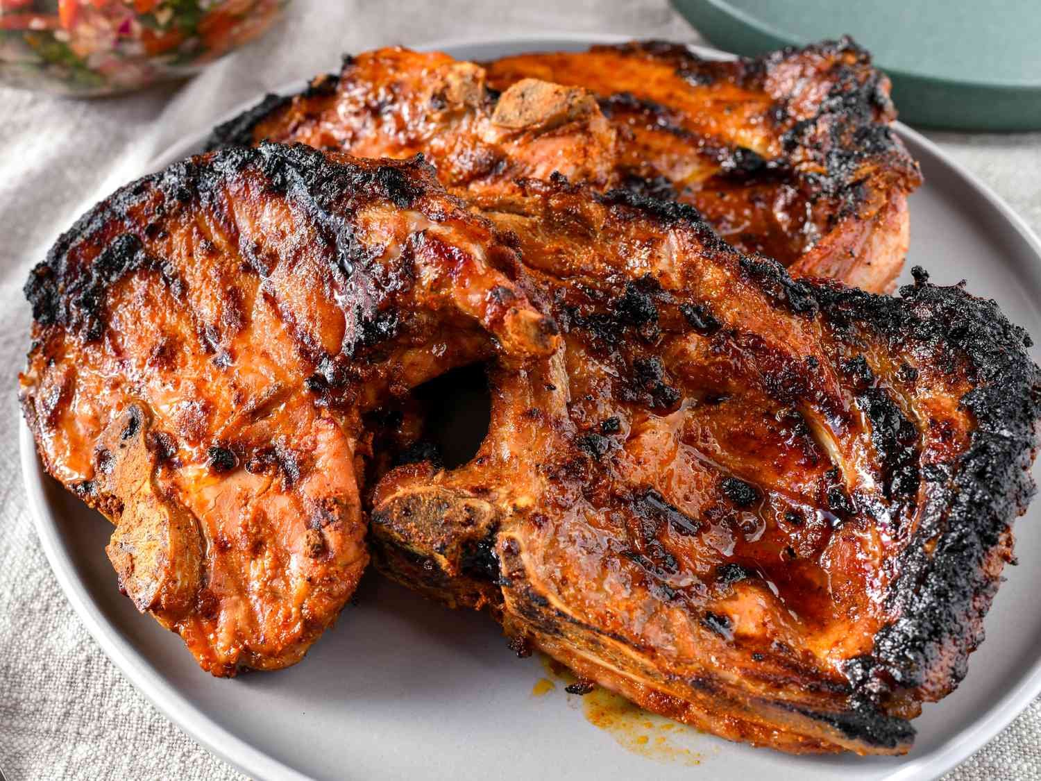 Step 5 of Smoky Grilled Pork Chops