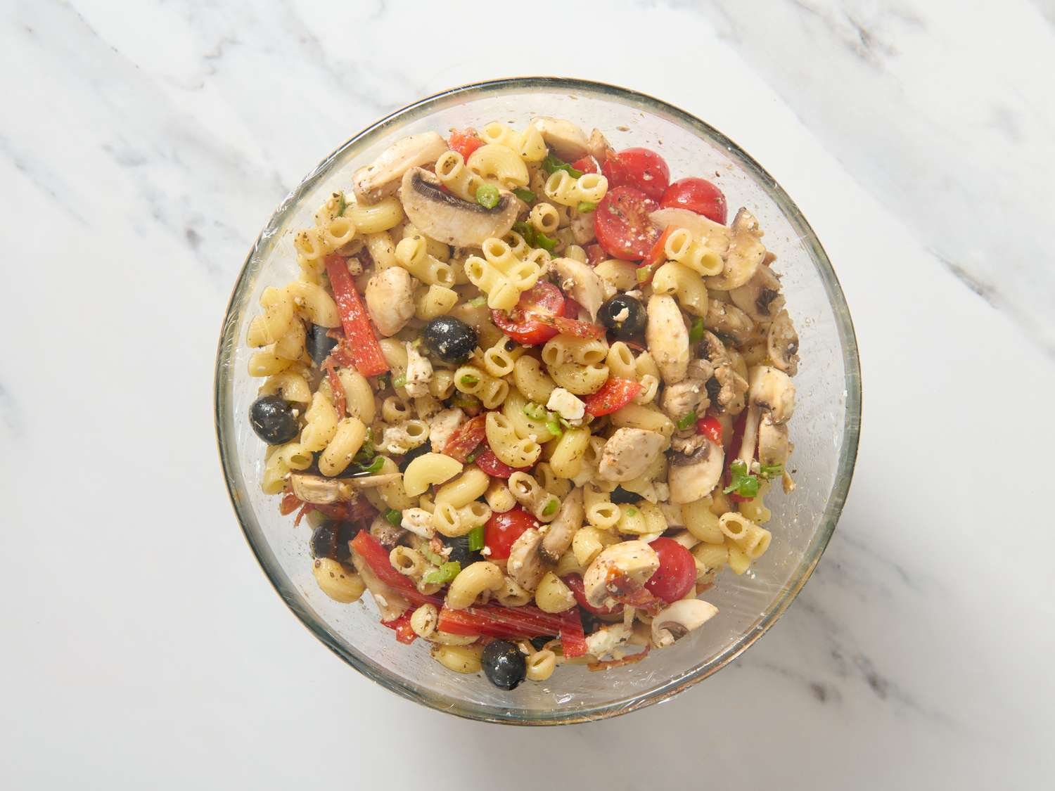 Step 4 of A Great Greek Pasta Salad