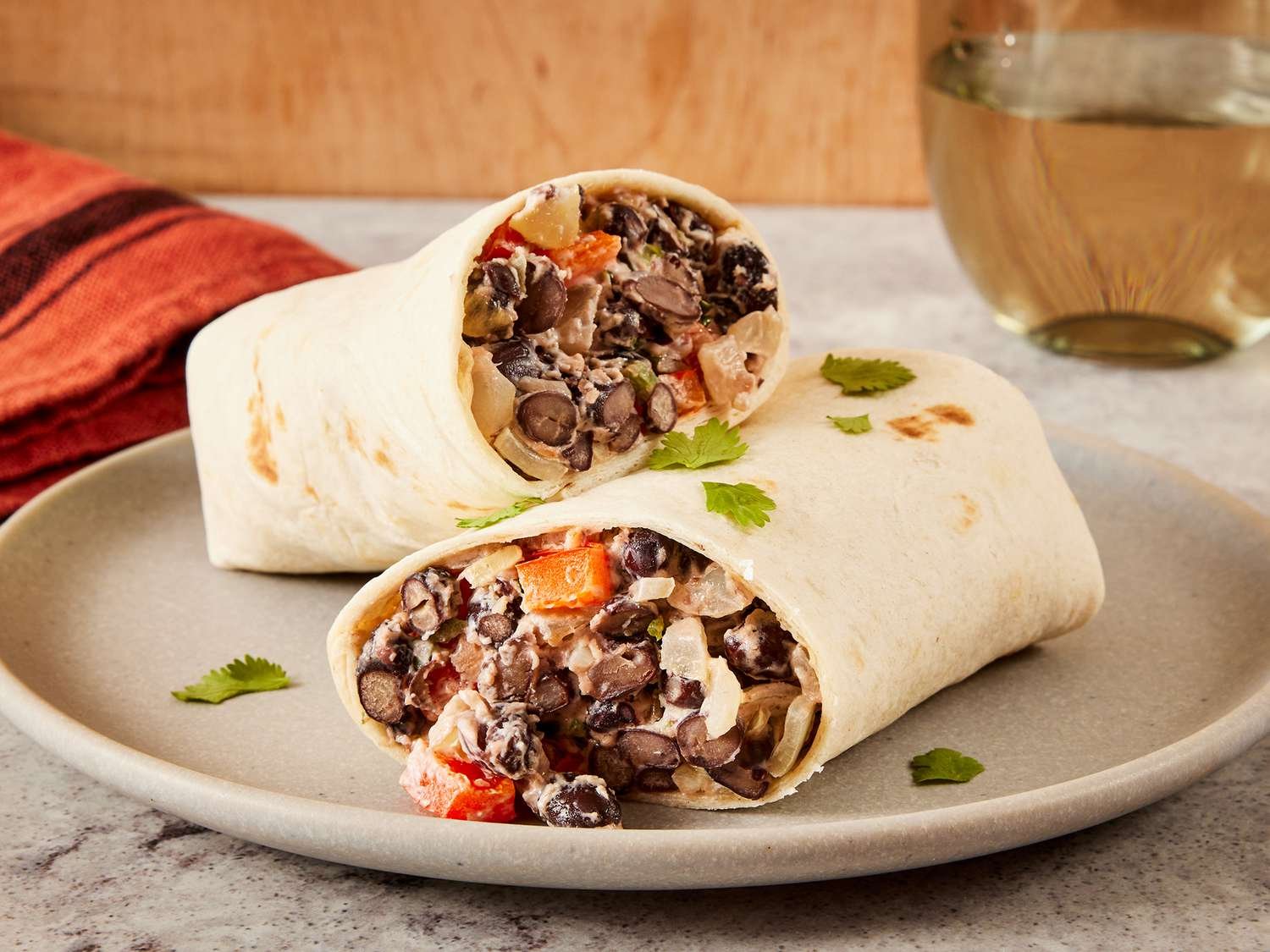Step 5 of Delicious Black Bean Burritos