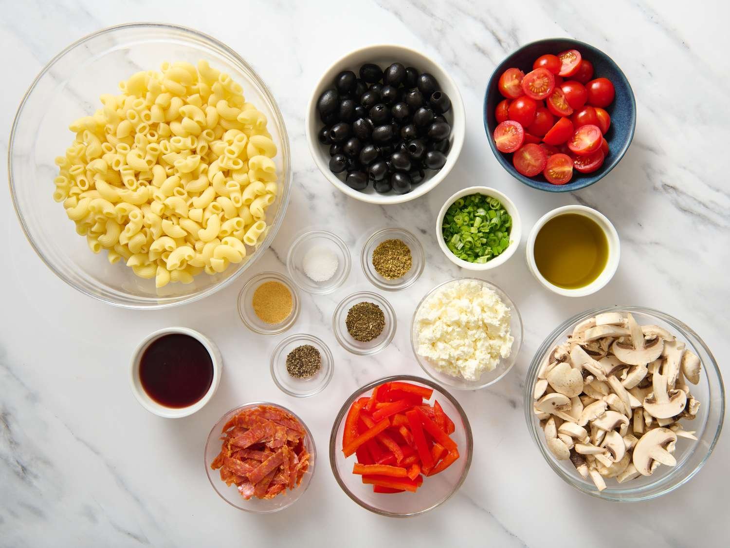 Step 1 of A Great Greek Pasta Salad