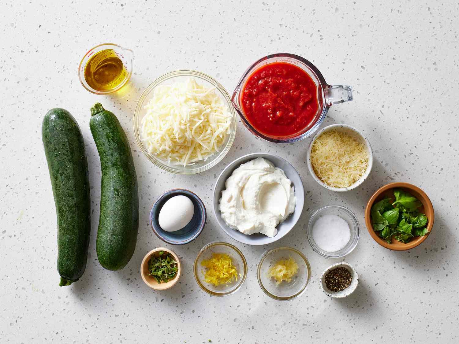 Step 1 of Zucchini Rollatini