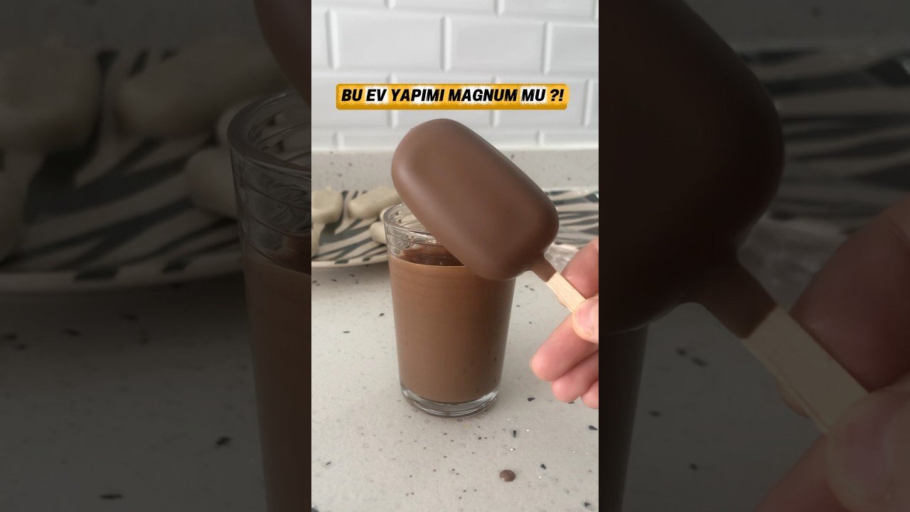 Ev Yapımı Magnum Dondurma