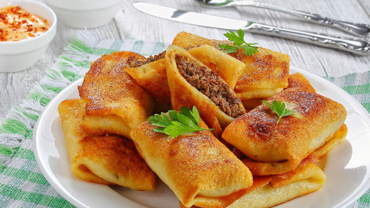 Kıymalı Krep Börek
