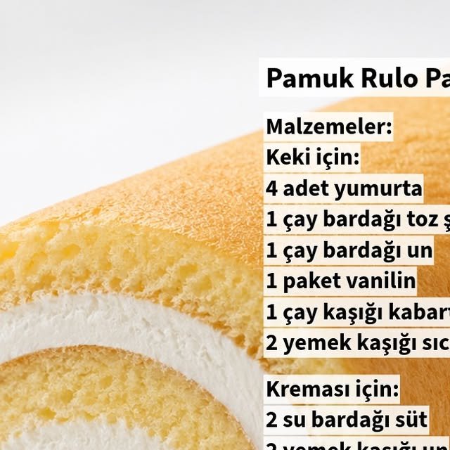 Pamuk Rulo Pasta