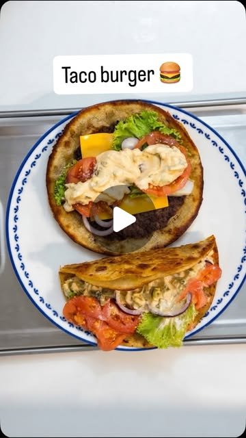Taco burger