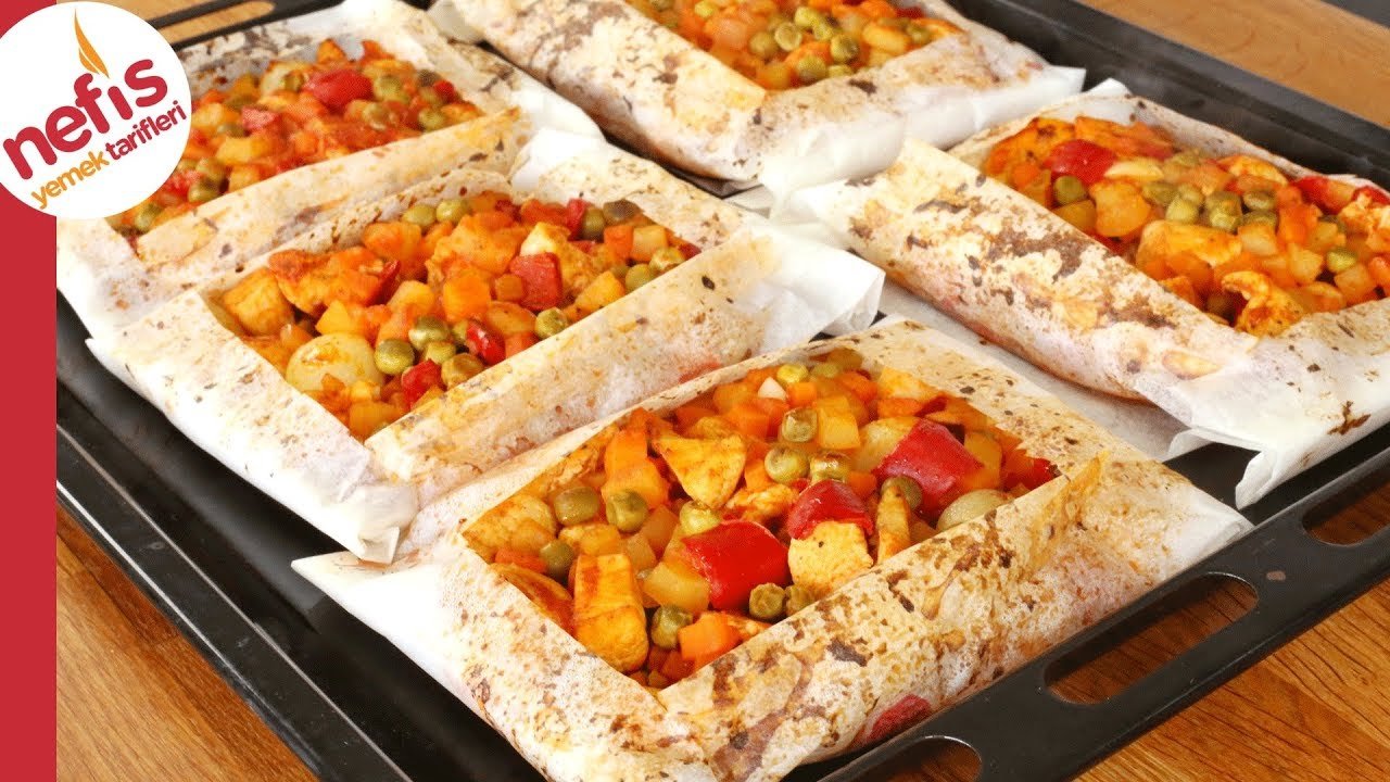 Lokum Gibi Pişmiş Tavuklu Kağıt Kebabı