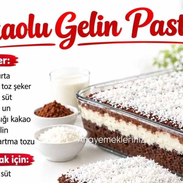 Kakaou gelin Pastası