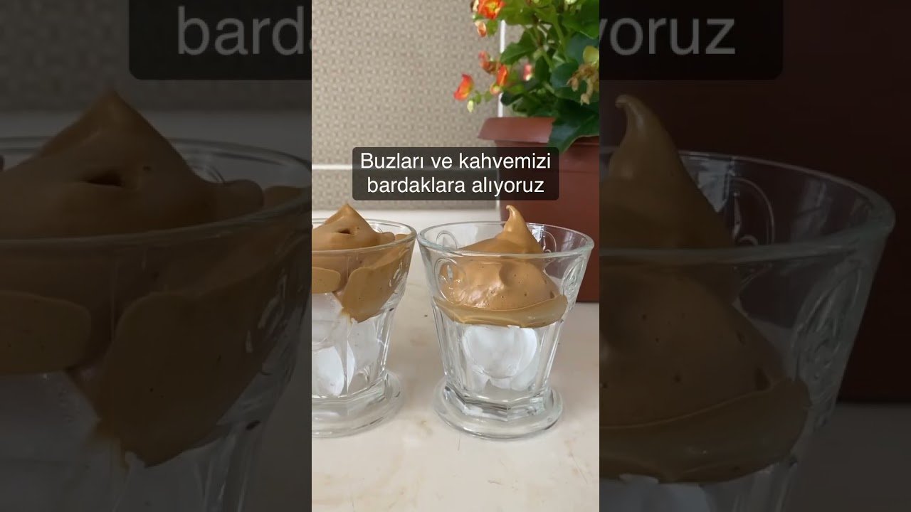 2 kişilik soğuk kahve yapılışı