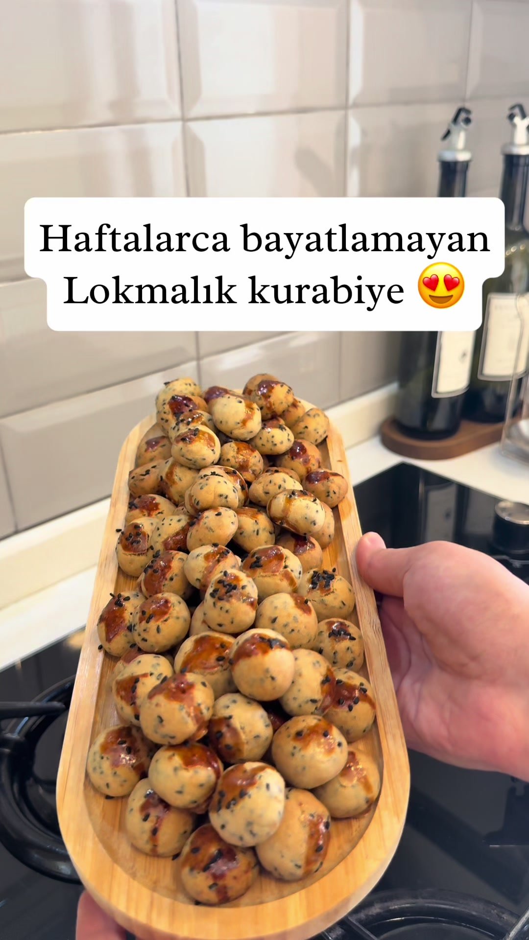 Çörekotlu Mini Bayatlamayan Kurabiye