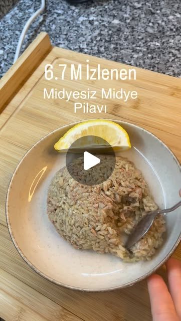 Midyesiz Midye Pilavı