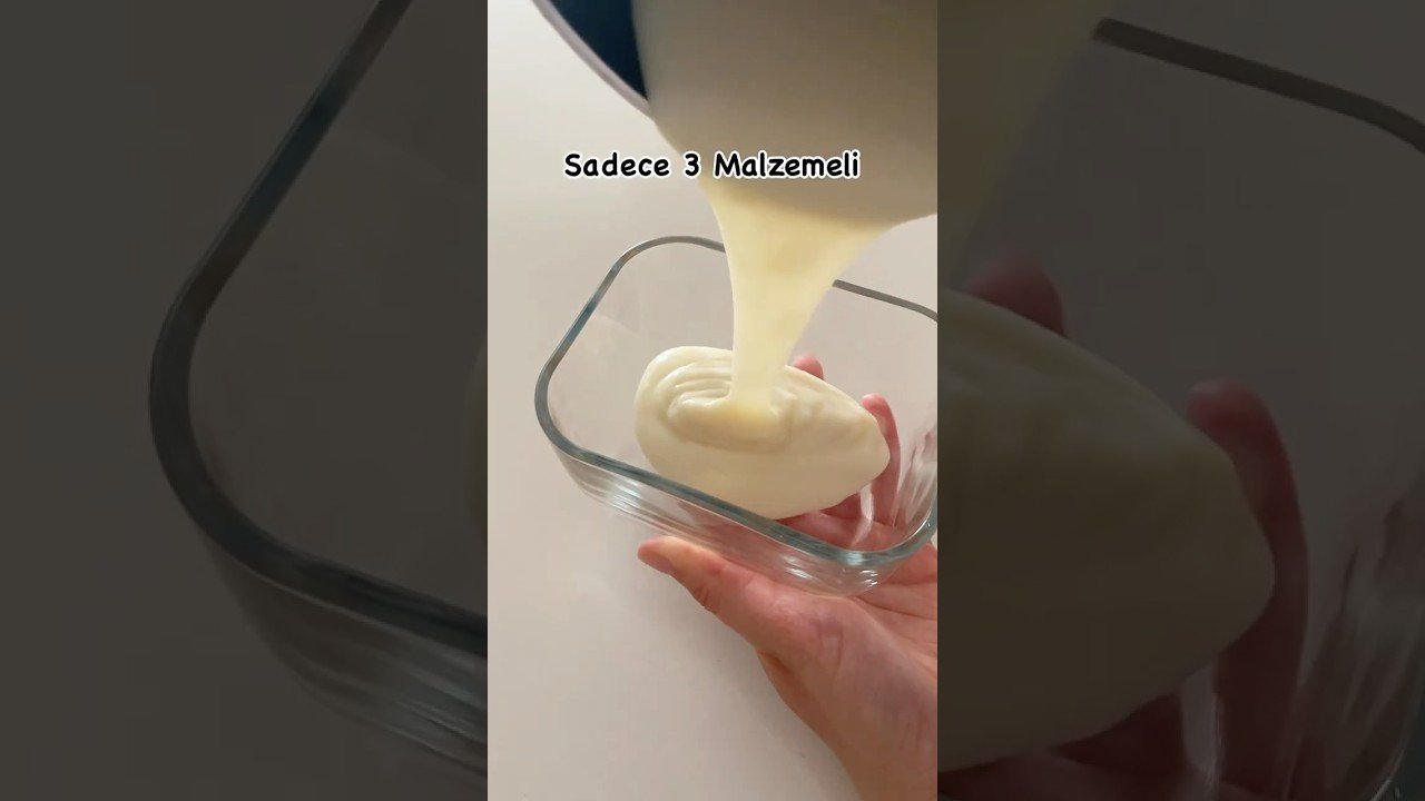 Sadece 3 malzeme ile çok kolay tatlı tarifi