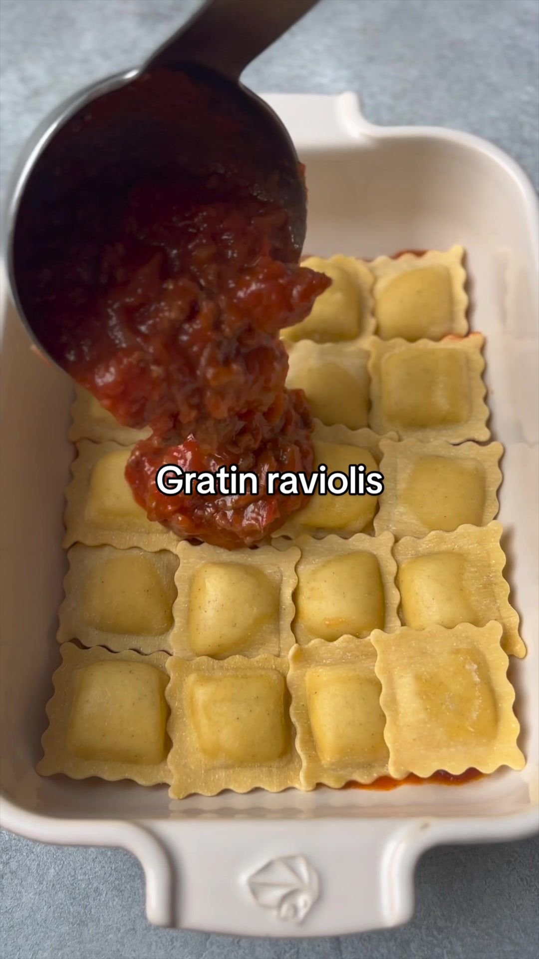 Gratin de raviolis