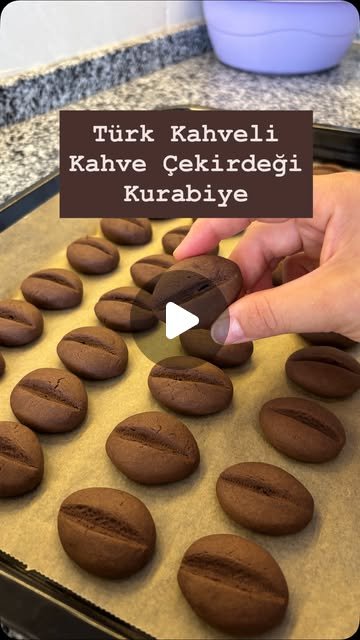Türk Kahveli Kahve Çekirdeği Kurabiye