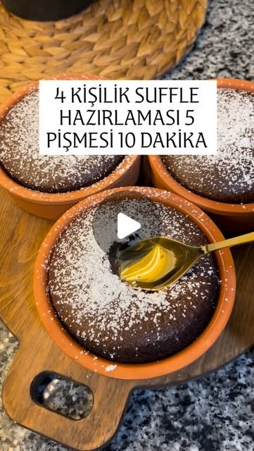 KAHVALTILIK ÇİKOLATAYLA SUFLE (4 KİŞİLİK)