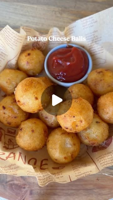 Crispy Potato Cheese Balls