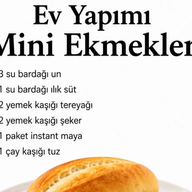Ev Yapımı Minik Ekmekler