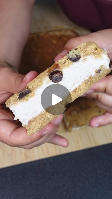 Barres de cookies glacées