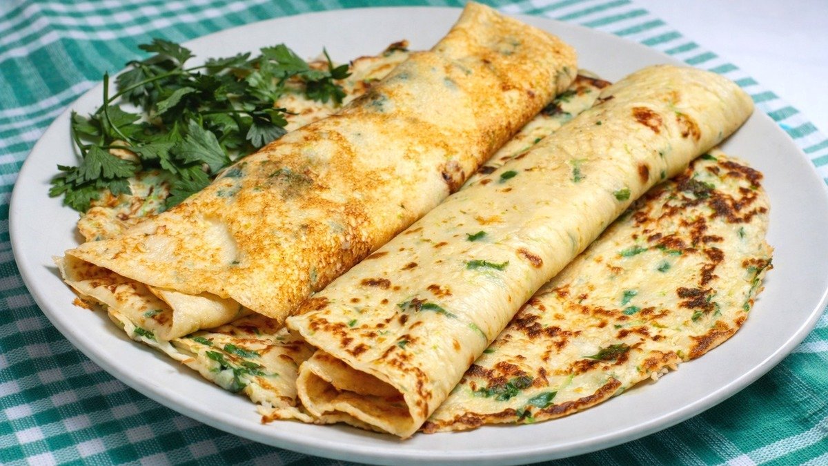 Börek Tadında Kabaklı Krep