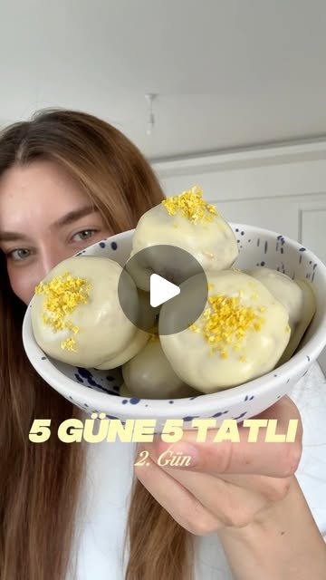 Limonlu Cheesecake Topları