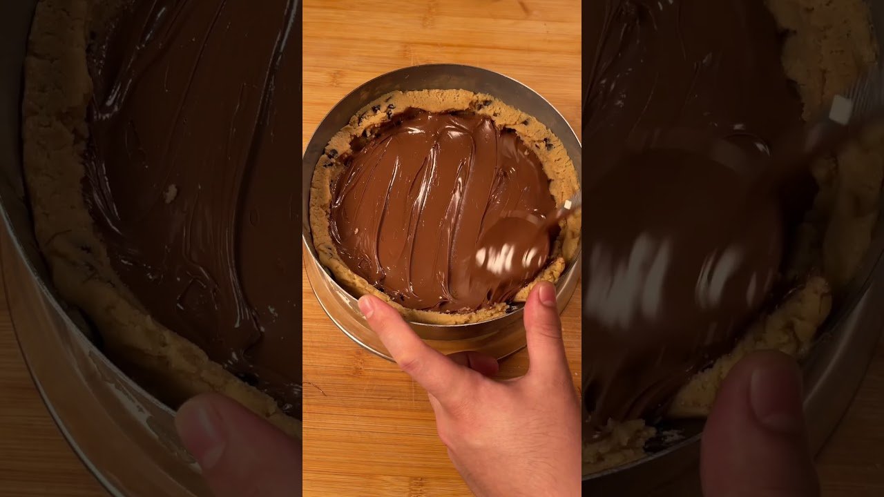 Çikolata dolgulu cookie tart tarifi